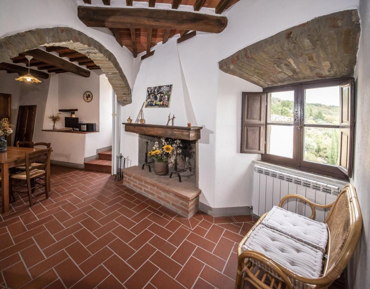 Ferienwohnung Casa Selvolini - Volpaia Radda in Chianti Exterior foto